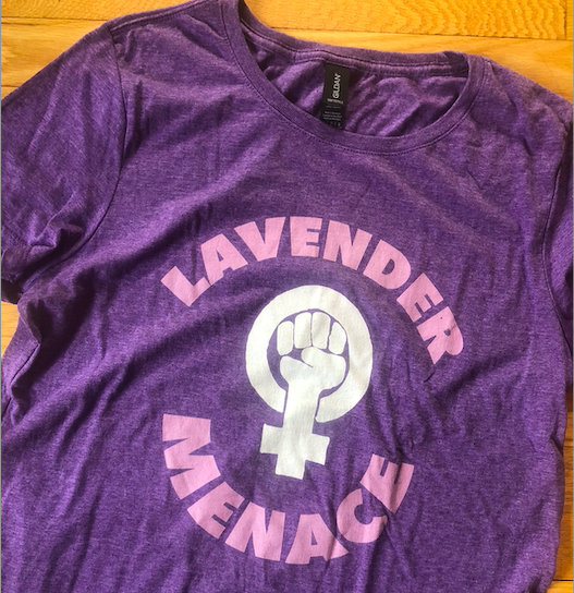 The shirts worn by lesbian members of the National Organization for Women